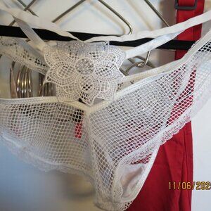 New With Tags Seven'till Midnight 3X/4X Netting cheeky panty